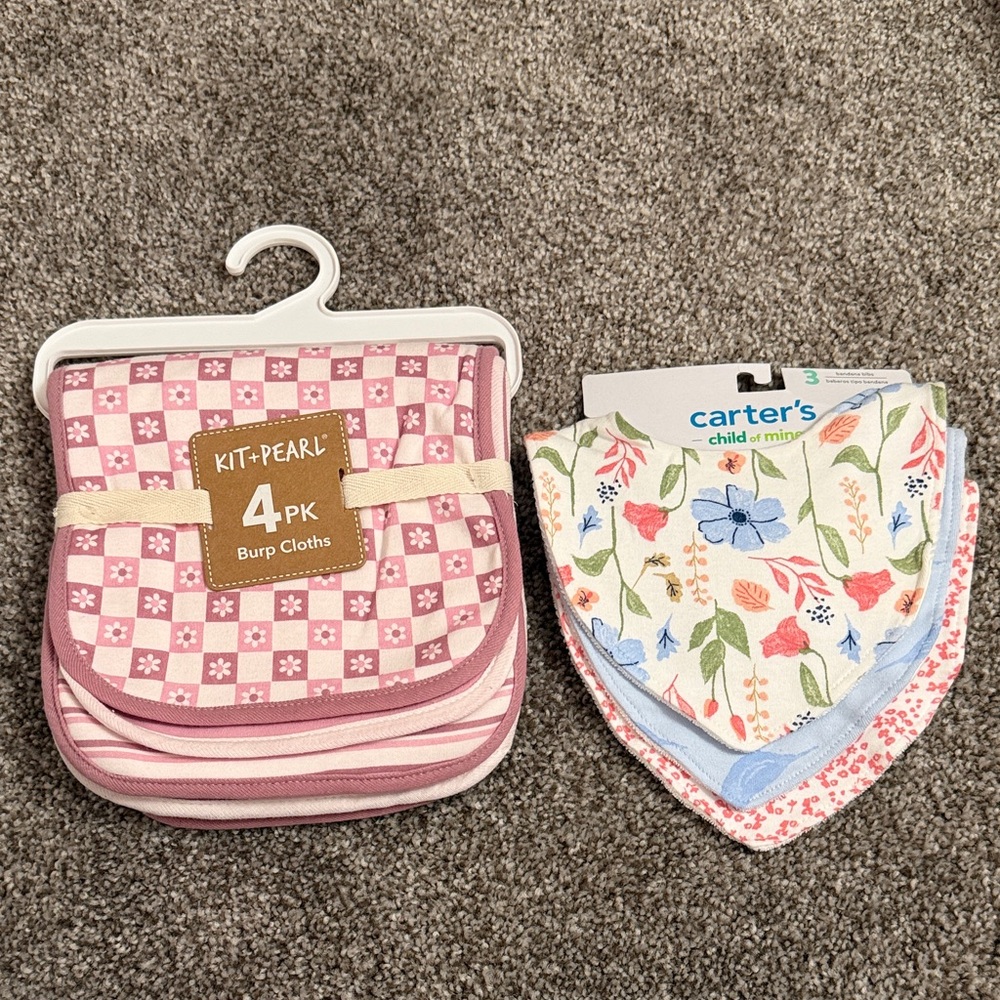 Baby Girl Bib Set
